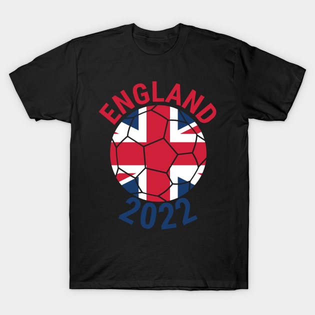 England World Cup 2022 Qatar 2022 T-Shirt by Jas-Kei Designs